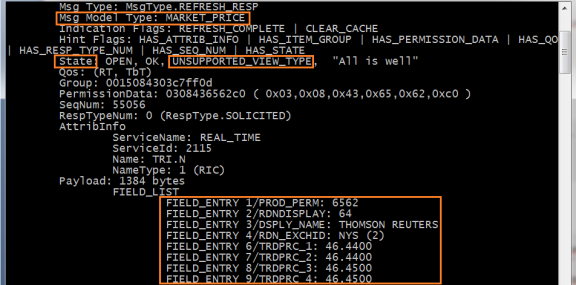 How to request particular fields of an item (RIC) via RFA API | Devportal
