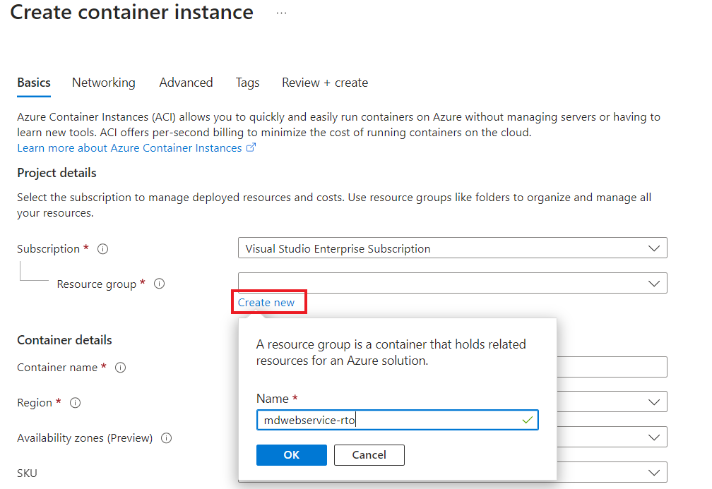 create new instance 1