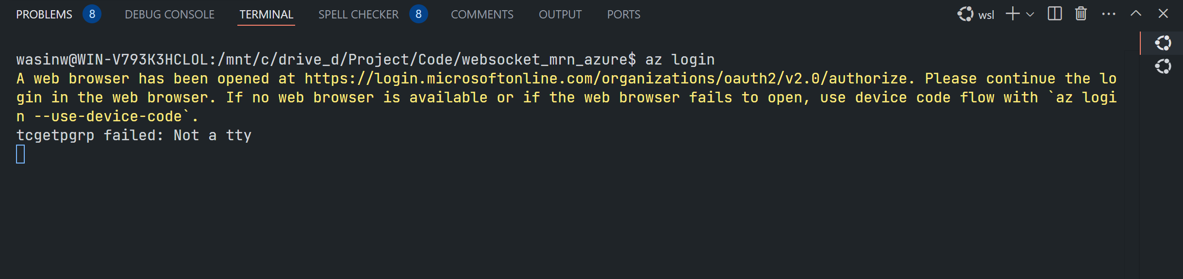azure cli login to azure account