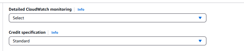 change credit specification