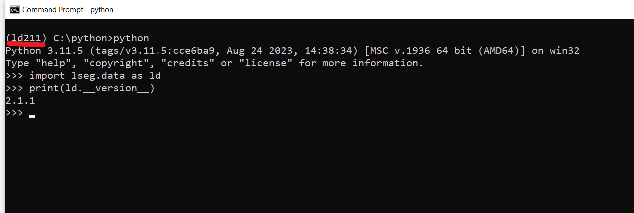 Data Library version checking