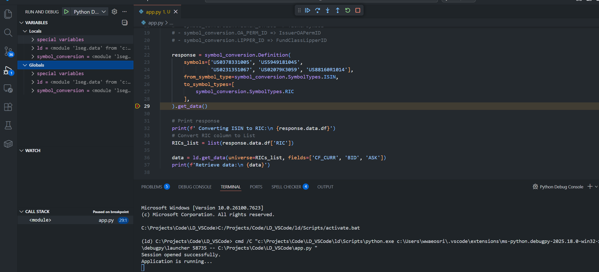Debugging in VS Code