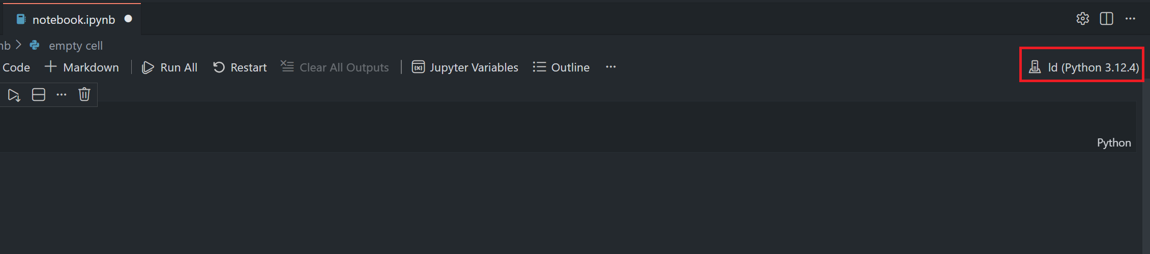 Create Jupyter Notebook in VS Code