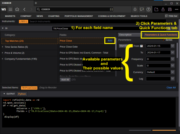 The Data Library for Python - Quick Reference Guide (Access layer ...
