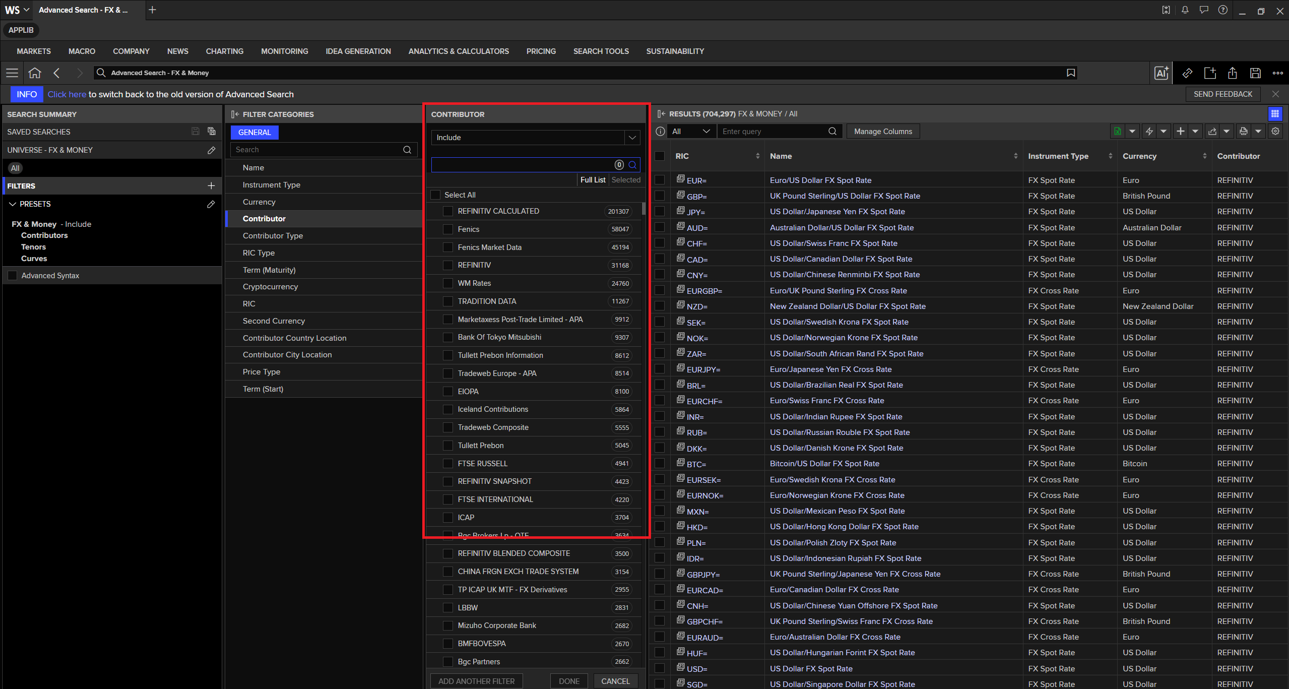 search contribution