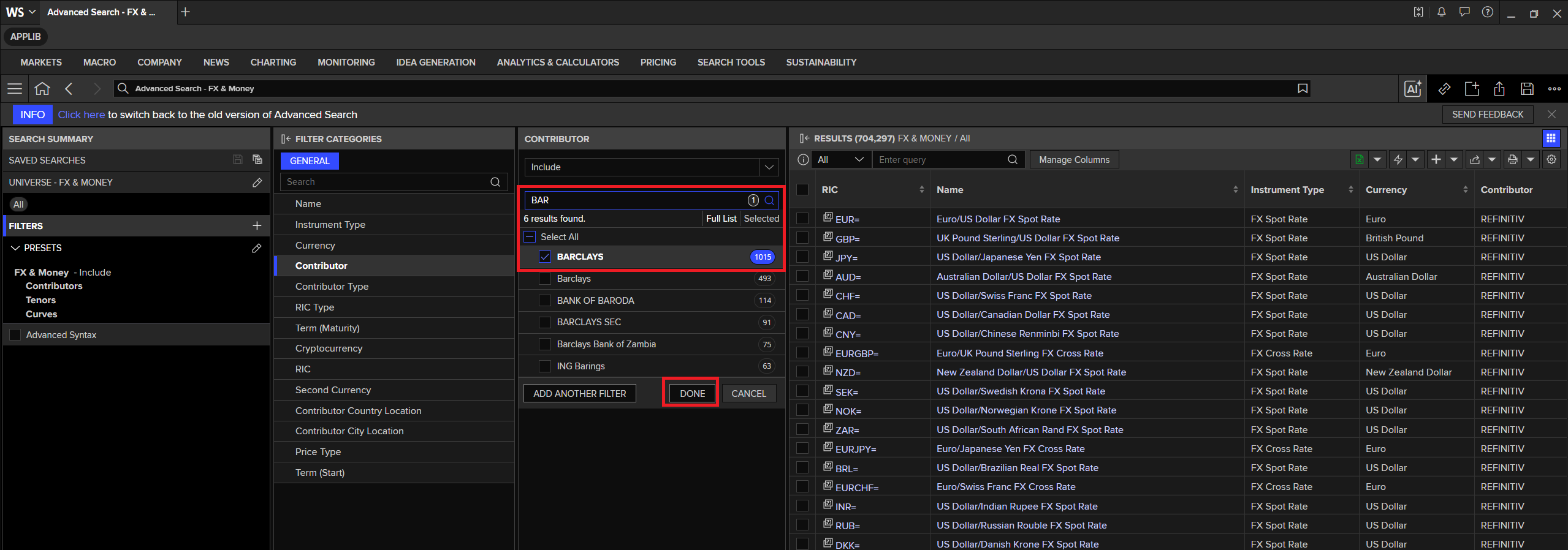 search contribution