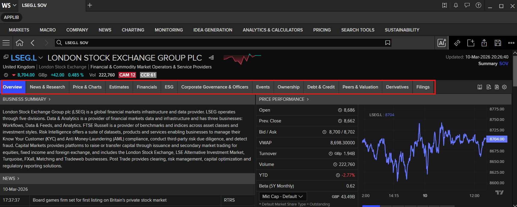 LSEG Overview